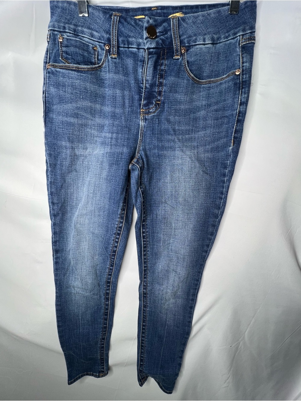 Seven7 Women's Tummyless High Rise Slimming Stretch Skinny Jeans 8